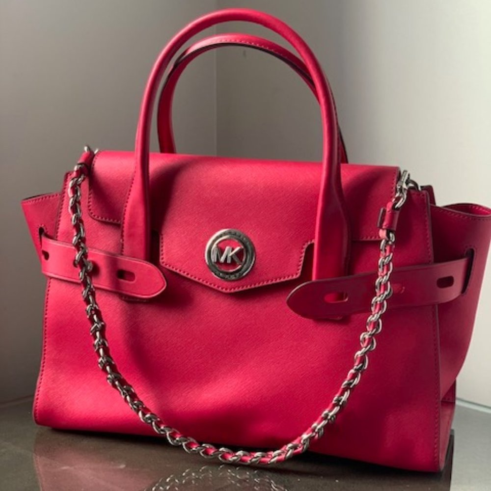 MICHAEL KORS LEATHER SATCHEL